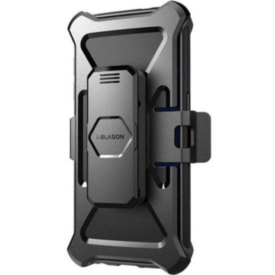 Picture of i-Blason Prime Carrying Case (Holster) Smartphone - Black - Impact Resistant, Shock Resistant Interior, Drop Resistant, Bump Resistant, Abrasion Resistant - Polycarbonate Body - Belt Clip