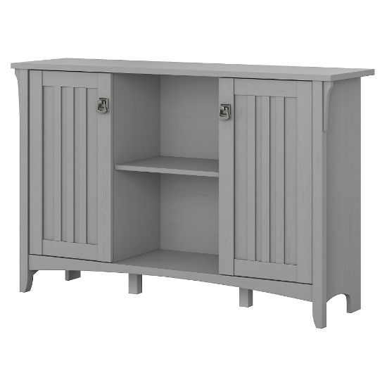 Picture of Bush Furniture Salinas Storage Cabinet With Doors, Cape Cod Gray, Standard Delivery