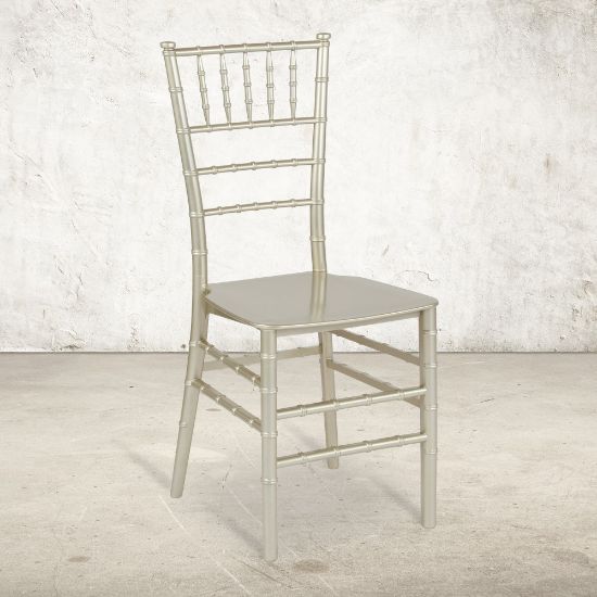 Picture of Flash Furniture HERCULES Series Resin Stackable Chiavari Chair, Gold