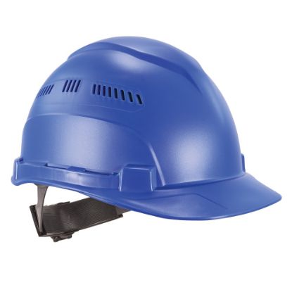 Picture of Ergodyne Skullerz 8966 Lightweight Cap-Style Vented Hard Hat, Blue