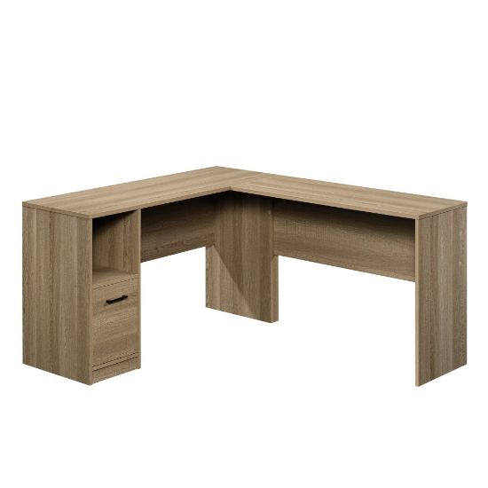 Picture of Sauder Beginnings 59inW L-Shaped Home Office Computer Desk, Summer Oak