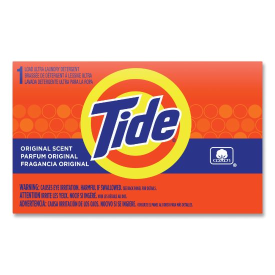 Picture of Tide Powder Laundry Detergent Vending Box, 1.5 Oz, Pack Of 156 Boxes