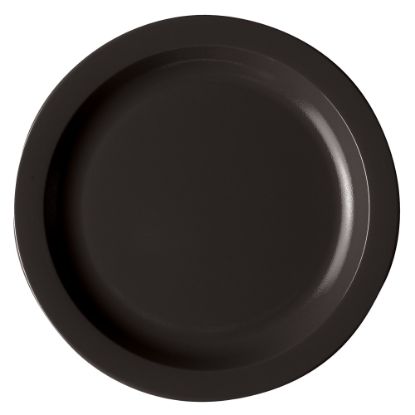 Picture of Cambro Camwear Round Dinnerware Plates, 10in, Black, Set Of 12 Plates