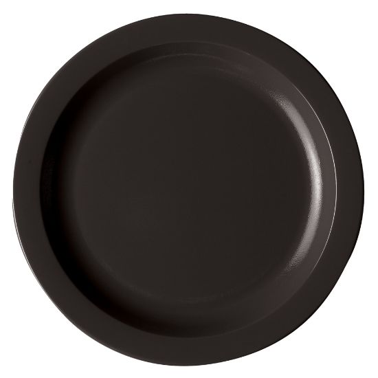 Picture of Cambro Camwear Round Dinnerware Plates, 10in, Black, Set Of 12 Plates