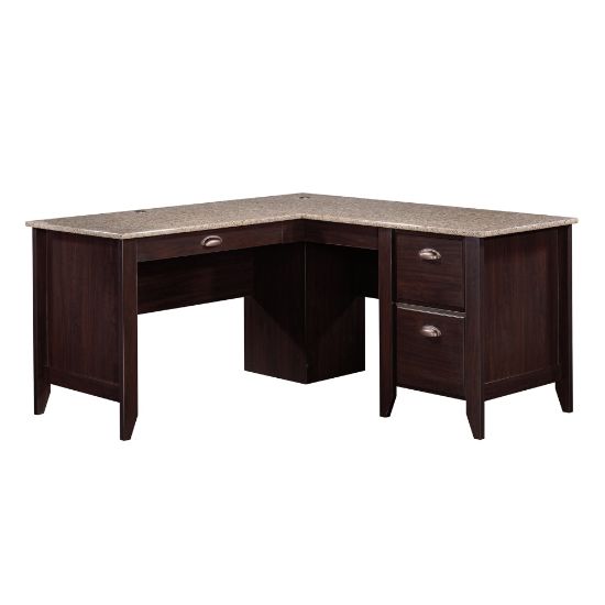 Picture of Sauder Samber 60inW L-Shaped Transitional Computer Desk, Jamocha