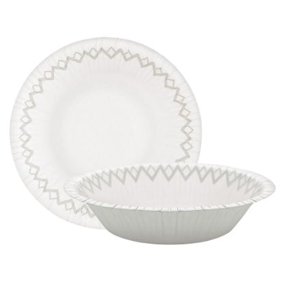 Picture of Highmark Paper Bowls, 6in, 14.9 Oz, Printed White, Pack Of 125