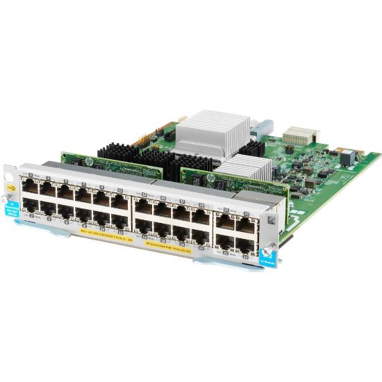 Picture of HPE - Expansion module - Gigabit Ethernet (PoE+) x 20 + 1/2.5/5/10GBase-T (PoE+) x 4 - for HPE Aruba 5406R, 5406R 16, 5406R 44, 5406R 8-port, 5406R zl2, 5412R, 5412R 92, 5412R zl2