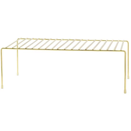 Picture of Better Houseware Medium Storage Shelf, 8-1/4in x 16-3/4in, Brass