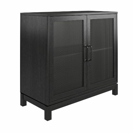 Picture of Ameriwood Home Mr. Kate Tess 34inW Accent Cabinet, Black Oak