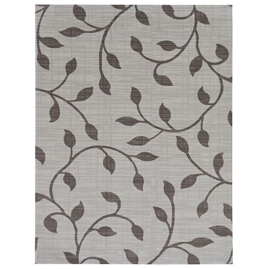 Picture of Foss Floors Area Rug, 6ftH x 8ftW, Vine, Dark Gray/Light Gray