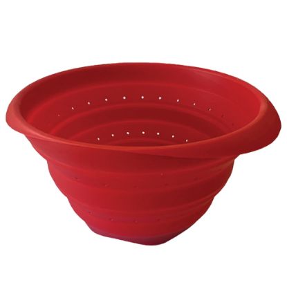 Picture of Better Houseware 4-Quart Collapsible Silicone Colander, Red