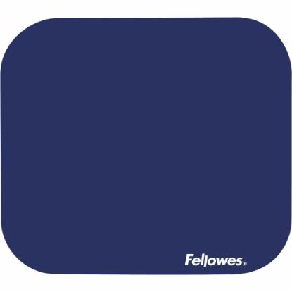 Picture of Fellowes Mouse Pad, 8inx9in, Blue,1 Each