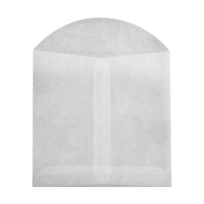 Picture of LUX Open-End Envelopes, 4in x 4in, Flap Closure, Glassine, Pack Of 100