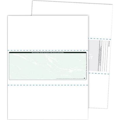 Picture of Blanks/USA KanT Kopy Security Check-In-The-Middle Paper, Letter Size (8 1/2in x 11in), Ream Of 500 Sheets, Void Green