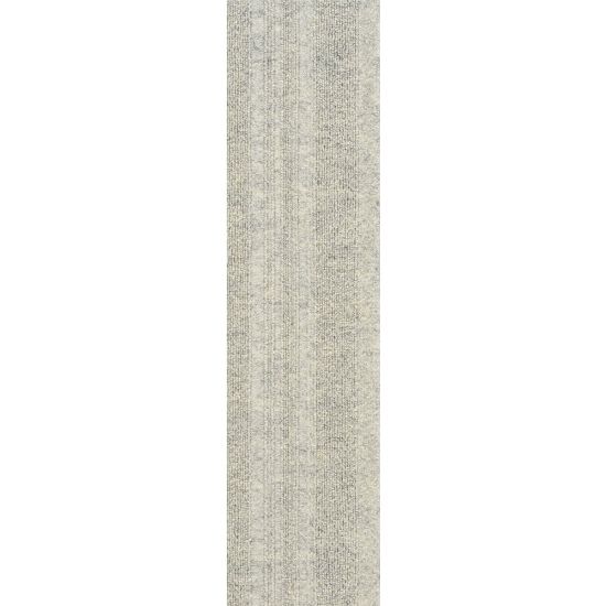 Picture of Foss Floors Peel & Stick Couture Carpet Planks, 9in x 36in, Oatmeal, Set Of 16 Planks