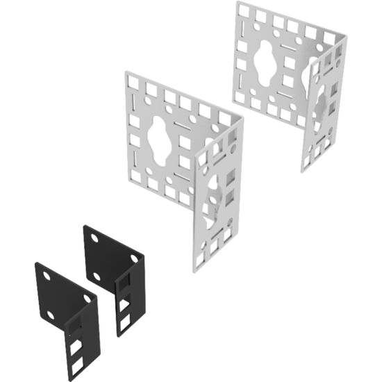 Picture of Vertiv Zero U Accessory Mounting Bracket - 0U Rack Height - Rack-mountable - Black/Silver - Metal