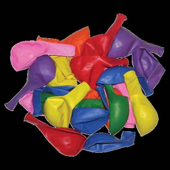 Picture of Tatco Latex Balloons, 12in, Assorted Colors, Pack of 100