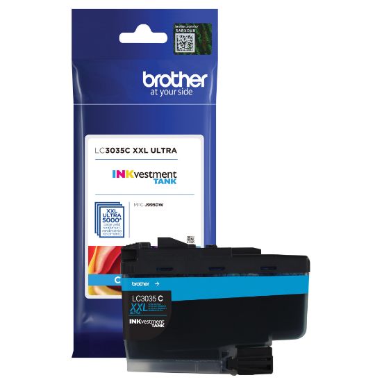 Picture of Brother LC3035 INKvestment Cyan Extra-High-Yield Ink Tank, LC3035C