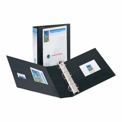 Picture of Avery Durable View 3-Ring Binder, 2in Slant Rings, Black