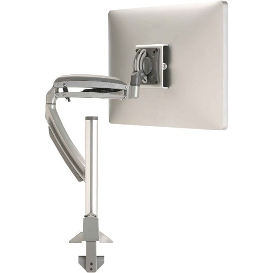 Picture of Chief Kontour Dynamic Single Monitor Arm Desk Mount - For Displays 10-38in - Silver - Height Adjustable - 10in to 30in Screen Support - 22 lb Load Capacity - 75 x 75, 100 x 100 - VESA Mount Compatible