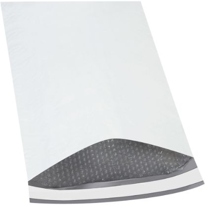 Picture of Partners Brand Bubble-Lined Poly Mailers, 6 1/2in x 10in, White, Box Of 25