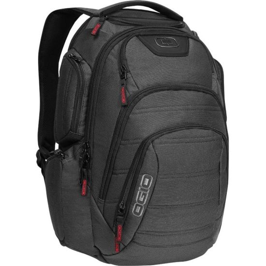 Picture of Ogio RENEGADE RSS Carrying Case (Backpack) for 15in Apple iPad Notebook - Dark Static - Damage Resistant, Crush Proof, Drop Resistant - Shoulder Strap, Handle - 19.5in Height x 14in Width x 10.5in Depth