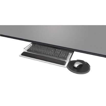 Picture of KellyREST Underdesk Keyboard/Mouse Platform, Gray/Black