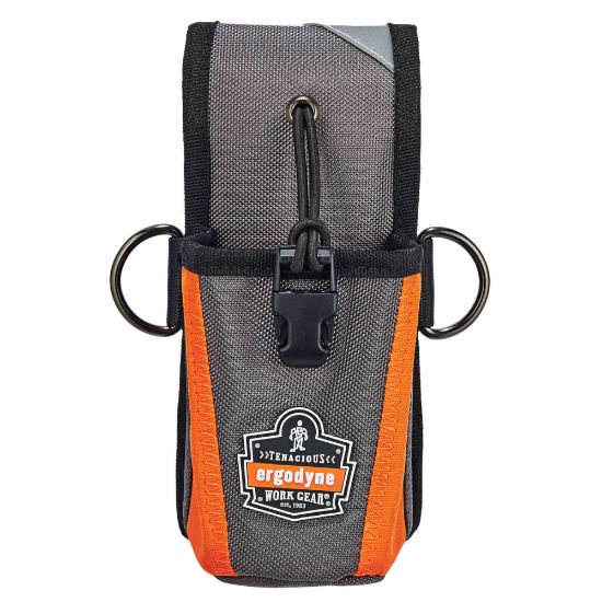 Picture of Ergodyne Arsenal 5561 Small Tool And Radio Holster, 8-1/2inH x 2-1/2inW x 4-1/2inD, Gray