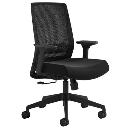 Picture of Safco Medina Basic Ergonomic Mesh High-Back Desk Chair, Black