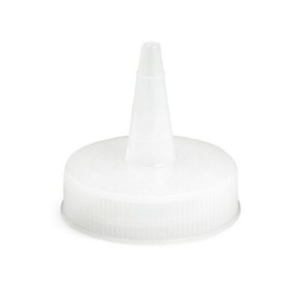 Picture of Tablecraft Squeeze Bottle Tops, 1 Oz, White, Pack Of 12 Tops