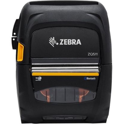 Picture of Zebra ZQ511 Mobile Direct Thermal Printer - Monochrome - Label/Receipt Print - Bluetooth - 39in Print Length - 2.83in Print Width - 5 in/s Mono - 203 dpi - 3.15in Label Width