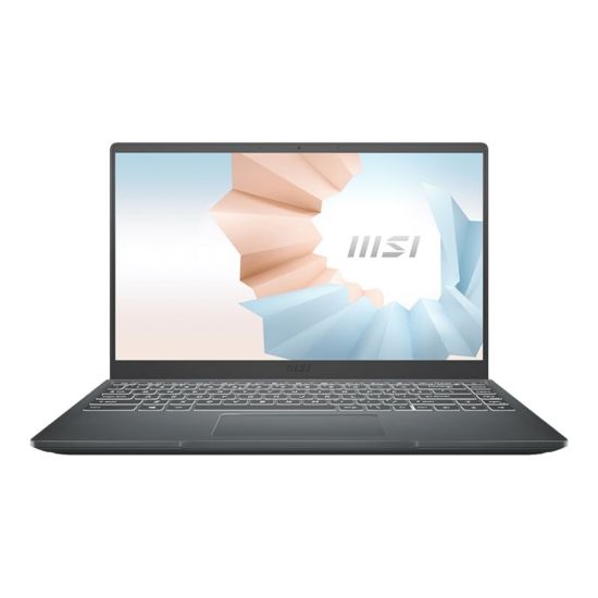 Picture of MSI Modern 14 B10MW-281 14in Gaming Notebook  - 1920 x 1080 - Intel Core i3 i3-10110U 1.60 GHz - 8 GB RAM - 512 GB SSD - Carbon Gray - Windows 10 Home - Intel - 10 Hour Battery