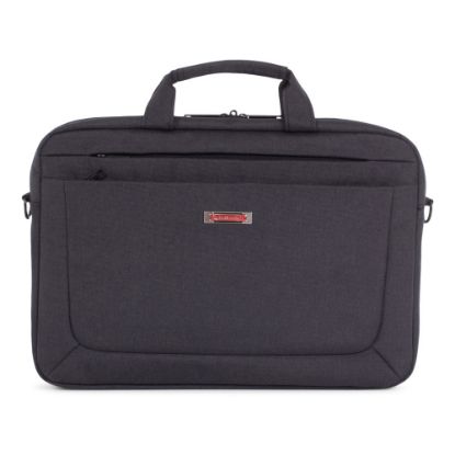 Picture of Swiss Mobility Cadence Slim Briefcase With 15.6in Laptop Pocket, Charcoal