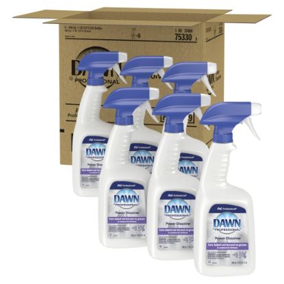 Picture of Dawn Professional Liquid Ready-To-Use Grease Fighting Power Dissolver Sprayy, 32 Oz Spray Bottle, Carton Of 6