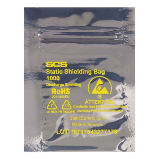 Picture of Partners Brand Reclosable Static Shielding Bags, 2in x 3in, Transparent, Case Of 1,000