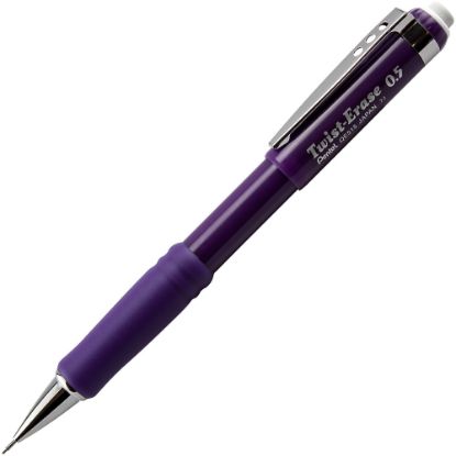 Picture of Pentel Twist-Erase III Mechanical Pencil, #2 Lead, 0.5 mm, Refillable, Violet Barrel