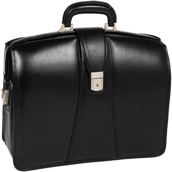 Picture of McKlein Harrison Leather Briefcase, Black