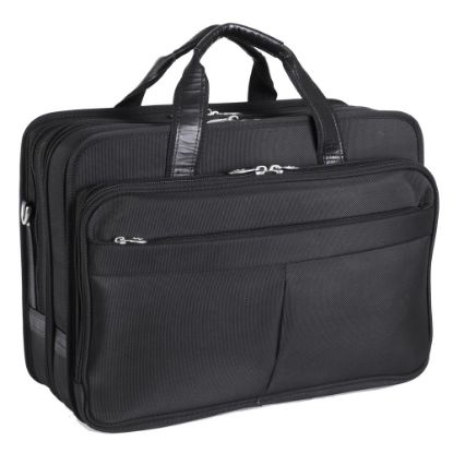 Picture of McKlein Walton Nylon Expandable Briefcase, Black