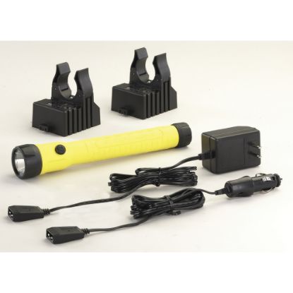 Picture of Streamlight PolyStinger LED Haz-Lo Rechargeable Flashlight, Yellow