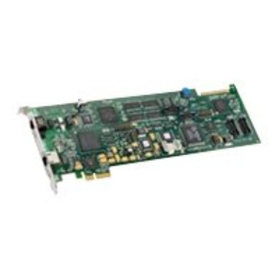 Picture of Brooktrout TR1034 +ELP24-TE - Voice/fax board - PCIe 2.0 x1 - T1/E1 - 33.6 Kbps - fractional T-1/E-1 (24 channels)