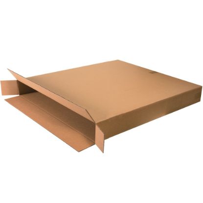 Picture of Partners Brand Side-Loading Boxes, 45inH x 5inW x 40inD, Kraft, Bundle Of 10