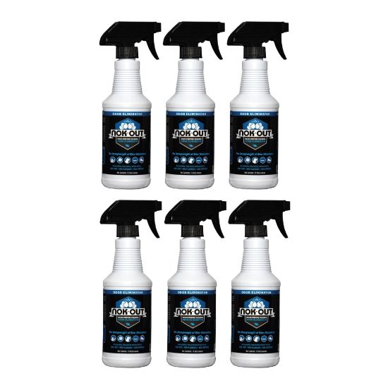 Picture of NOK OUT Pet Deodorizer And Cleaning Spray, 16 Oz, Pack Of 6 Bottles