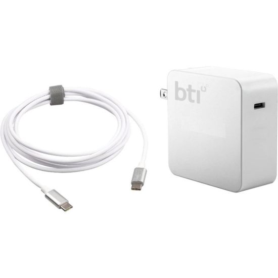 Picture of BTI MNF72LL/A-BTI 60W TYPE-C AC DAPTER MNF72LL/A, 40AK0065WW MACBOOK PRO 13-INCH 2017 2 THUNDERBOLT, MLH12LL/A, MNQF2LL/A, MPXQ2LL/A, MPXV2LL/A, MLL42LL/A, MNQG2LL/A, MPXR2LL/A, MPXW2LL/A, MLUQ2LL/A, MPDK2LL/A, MPXT2LL/A, MPXX2LL/A, MLVP2LL/A