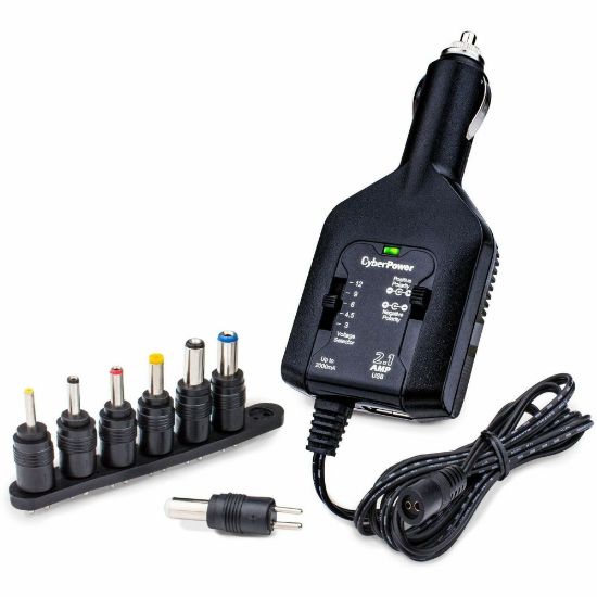 Picture of CyberPower Universal Power Adapter, Black, CYBCPUDC1U2000