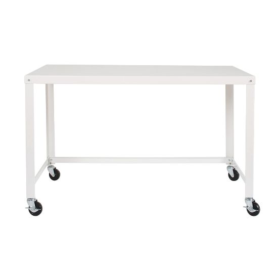 Picture of Lorell Steel Mobile Series Workstation, 29-1/2inH x 48inW x 23inD, White