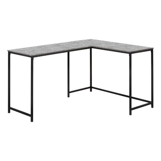 Picture of Monarch Specialties Barry 59inW L-Shaped Corner Desk, Gray