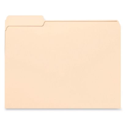 Picture of Nature Saver 1/3-Cut Manila File Folders, Letter Size, Box Of 100