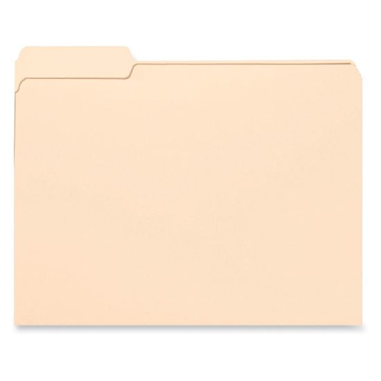 Picture of Nature Saver 1/3-Cut Manila File Folders, Letter Size, Box Of 100