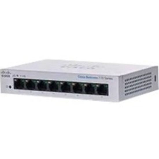 Picture of Cisco 110 CBS110-8T-D Ethernet Switch - 8 Ports - 2 Layer Supported - 4.13 W Power Consumption - Twisted Pair - Desktop, Wall Mountable, Rack-mountable - Lifetime Limited Warranty