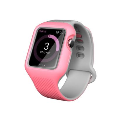 Picture of i-Blason Unity Wristband Case - Wrist pack for smart watch - thermoplastic polyurethane (TPU) - pink - for Apple Watch (42 mm, 44 mm)